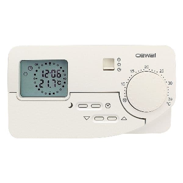 Cronotermostato Giornaliero Digitale Life Cewal 156 x 86 x 37 mm Bianco - 3