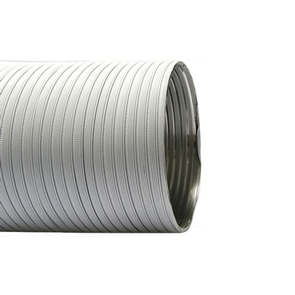 Tubo Flessibile in Alluminio Preverniciato Lunghezza 3 m Dk Ø 100 - 3