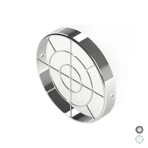 Griglia Aspirazione Ø 80 mm Nylon Bianca Esclu - 3