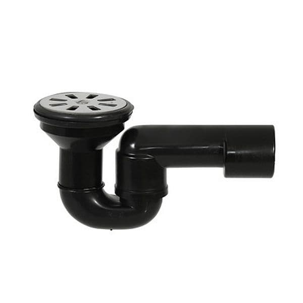 Piletta Doccia Griglia Piana con Sifone Scarico Ghidi Griglia INOX Ø 80 - 2