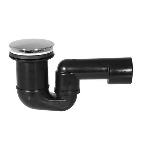 Piletta Doccia con Sifone Scarico Snodato PEHD Ghidi Coperchio ABS Ø 80 - 3