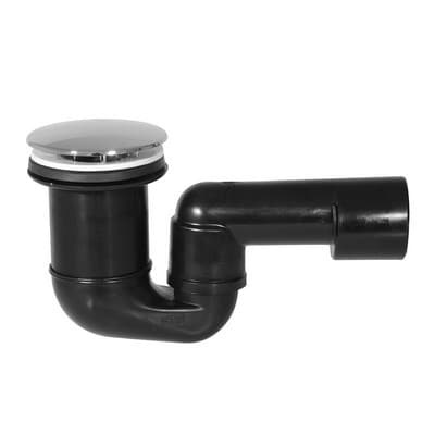 Piletta Doccia con Sifone Scarico Snodato PEHD Ghidi Coperchio ABS Ø 80 - 3