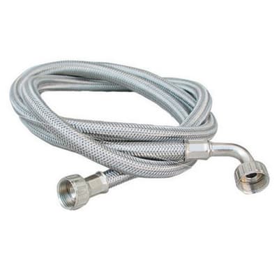 Tubo Carico Lavatrice INOX con Curva Dh 2,00 m - 3
