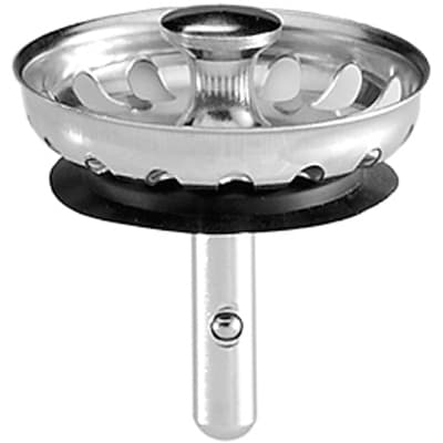 Tappo Cestellino INOX Dm 52 Mod Lux per Piletta Scarico Dh - 3
