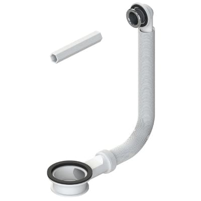 Troppo Pieno per Lavabo con 2 Guarn Dh 11 x 4 x Ø 63 - 3