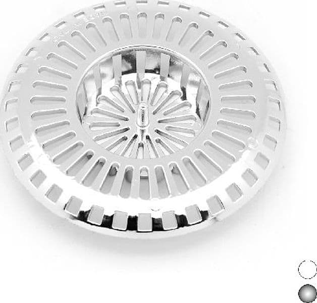 Griglia Ø 9 cm per Foro Lavello Ø 4.5 cm Dh Cromo - 3