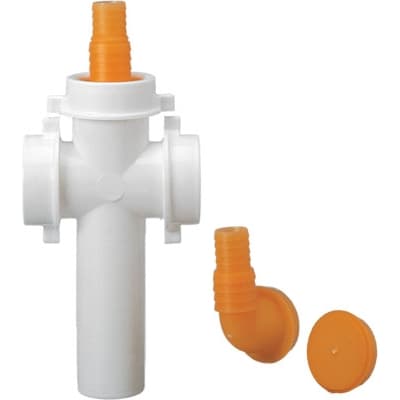 Raccordo 3 Vie Ø 40 con Attacco Lavatrici e Lavastoviglie 120MM Lira Ø 40 x - 4