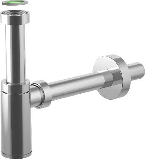 Sifone Scarico King per Lavabo in Abs+ottone Bonom 11 x 4 x 32 - 3