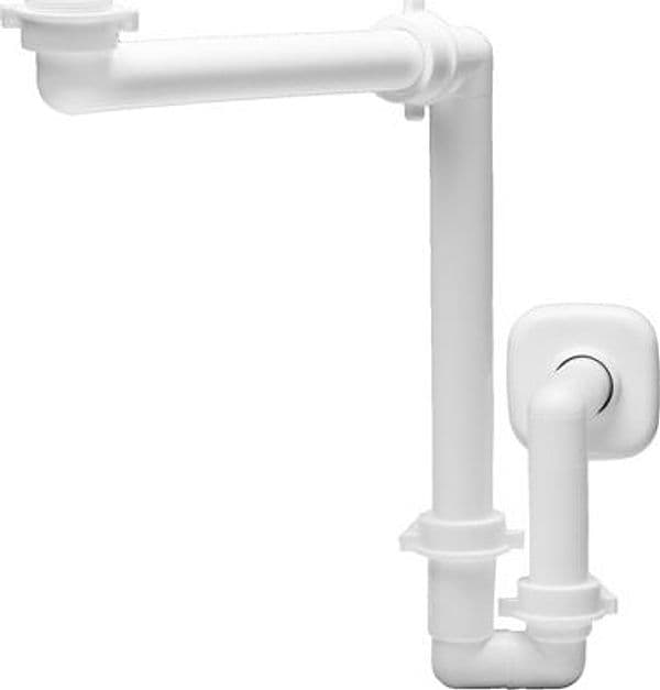Sifone Scarico Spaziobagno per Lavabo Lira Bianco - 7
