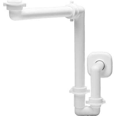 Sifone Scarico Spaziobagno per Lavabo Lira Bianco - 7