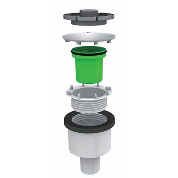 Piletta Scarico Doccione Foro 90MM con Coperchio INOX Bonom - 2