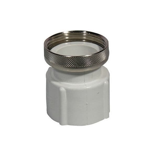 Raccordo ABS Bianco con Ghiera in Ottone Gopla 1 x 40 - 3