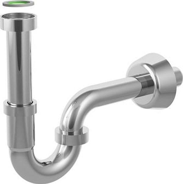 Sifone Scarico ad S Tubular in ABS Cromo Bonom Scarico Ø 32 x 300 mm - 3