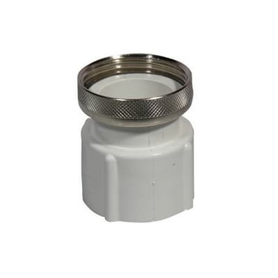 Raccordo ABS Bianco con Ghiera in Ottone Gopla 11 x 4 x 32 - 3