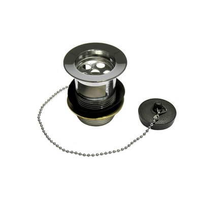 Piletta Scarico Bidet Lavabo con Troppo Pieno Senza Codolo Modello Dh 1 1/4 - 3