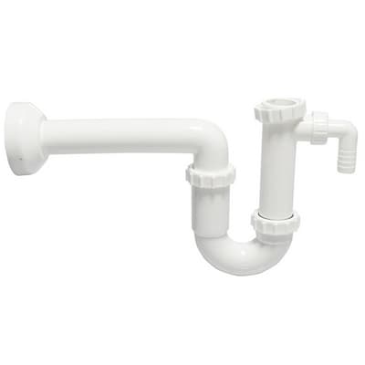 Sifone Scarico per Lavello 1 Via con Attacco Lavatrice Dh 1 ½ Ø 40 - 3