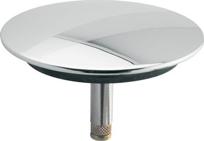 Tappo Salterello in Ottone Cromato per Colonna Vasca Dh Ø 70 - 2