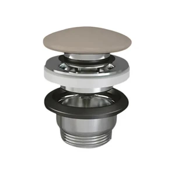 Piletta Scarico Lavabo Click Clack Feeling Senza Rak Tappo Cappuccino Opaco - 4
