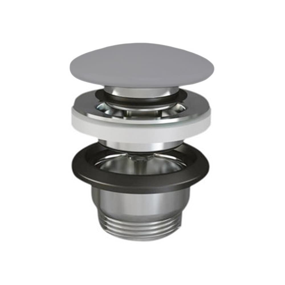 Piletta Scarico Lavabo Click Clack Feeling Senza Rak Tappo Grigio Opaco - 3