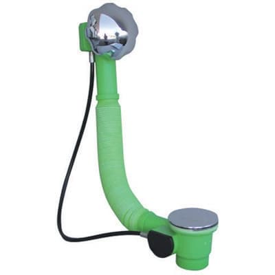 Colonna Scarico Vasca Automatica in PVC Extensa Bonom Cromata - 3