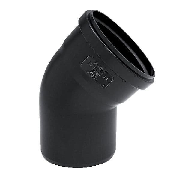 Curva Phono Black 15 ° MF Nicol Ø 125 mm - 2