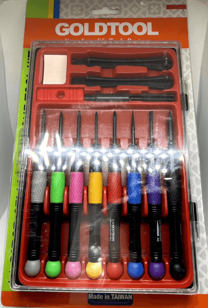 Kit 11 Utensili Riparazione Smartphone Goldtool Eletronic Repair Mobile - 2