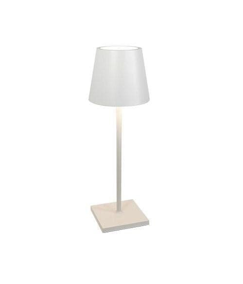 Lampada da tavolo ricaricabile bianca per interni/esterni realizzata dimmerabile in Lampade da tavolo e abat-jour CL Store - Battipaglia, commercioVirtuoso.it