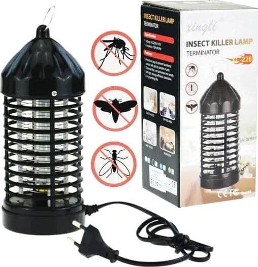 Lampada LED UV elettrica anti-insetti insetticida per mosche, zanzare, insetti - 4