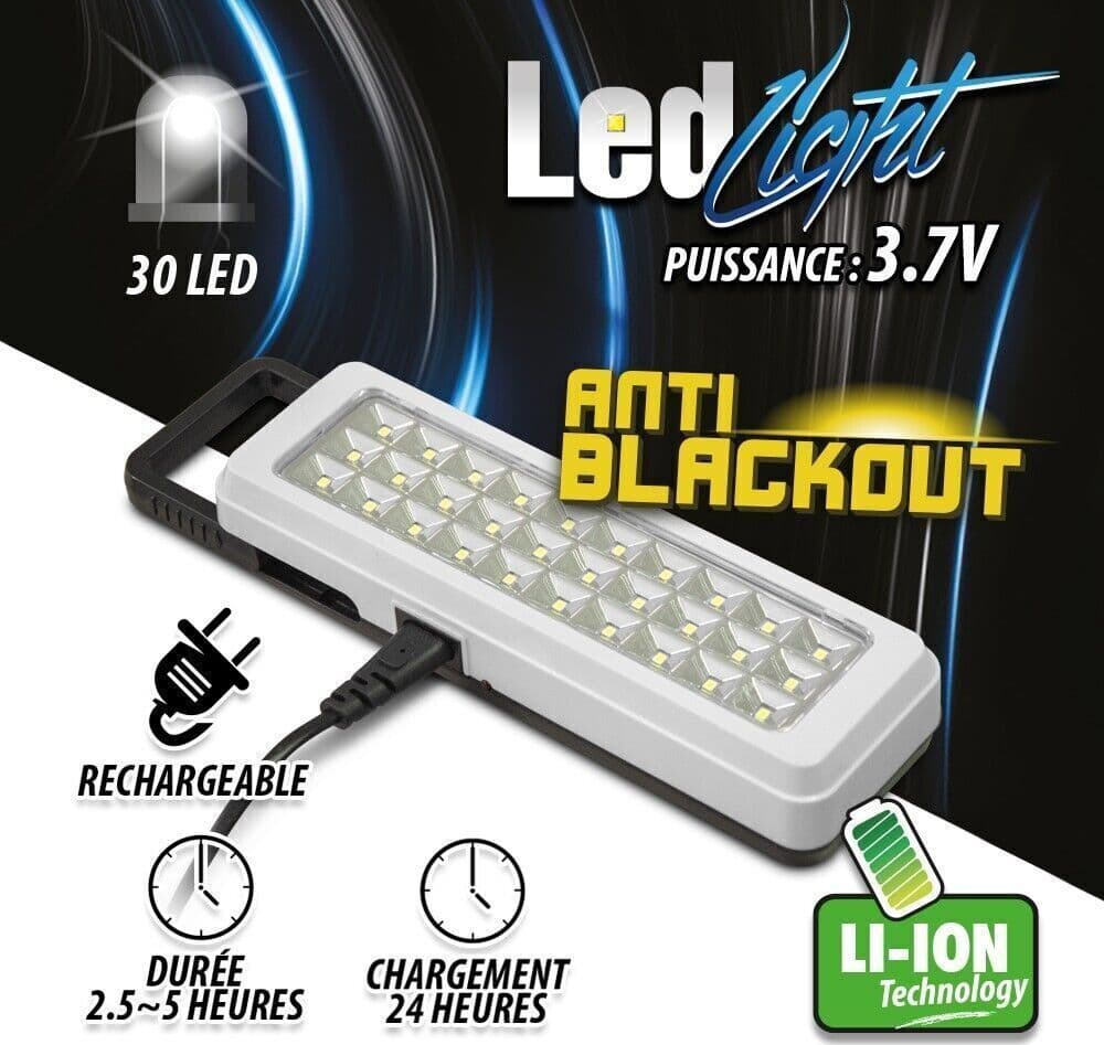 Lampada di emergenza 30 LED - anti blackout - 2