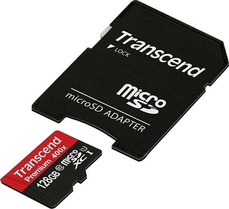 Transcend TS128GUSDU1 Scheda di Memoria MicroSDXC da 128 GB con Adattatore - 5
