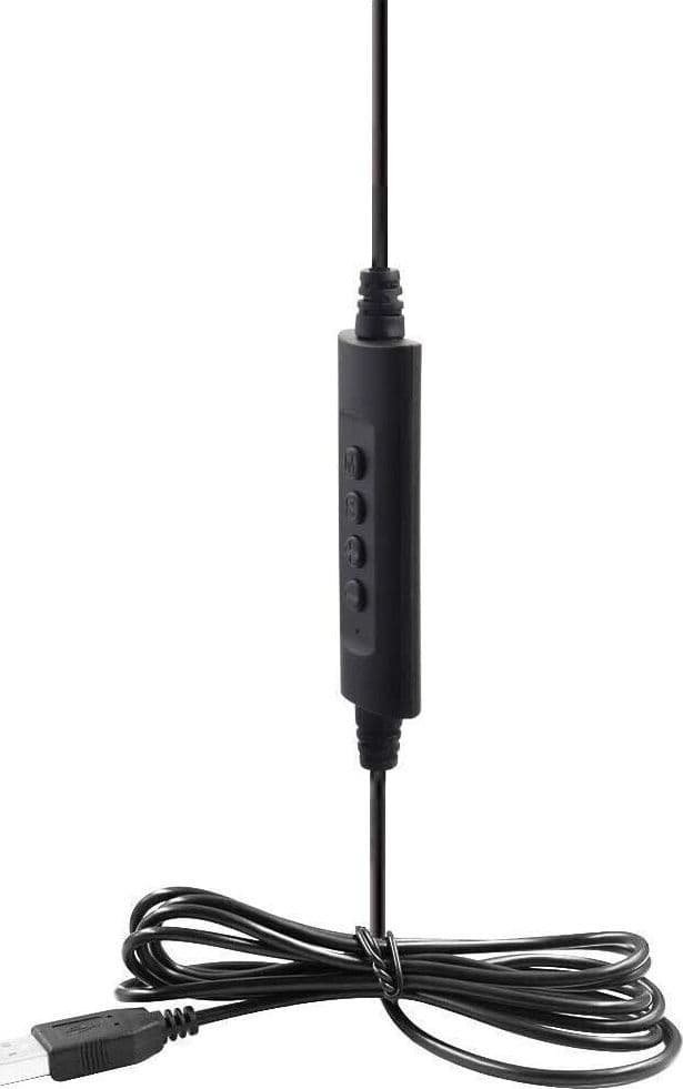 Cuffie USB in PVC con cancellazione del rumore con microfono Ufficio Call - 2