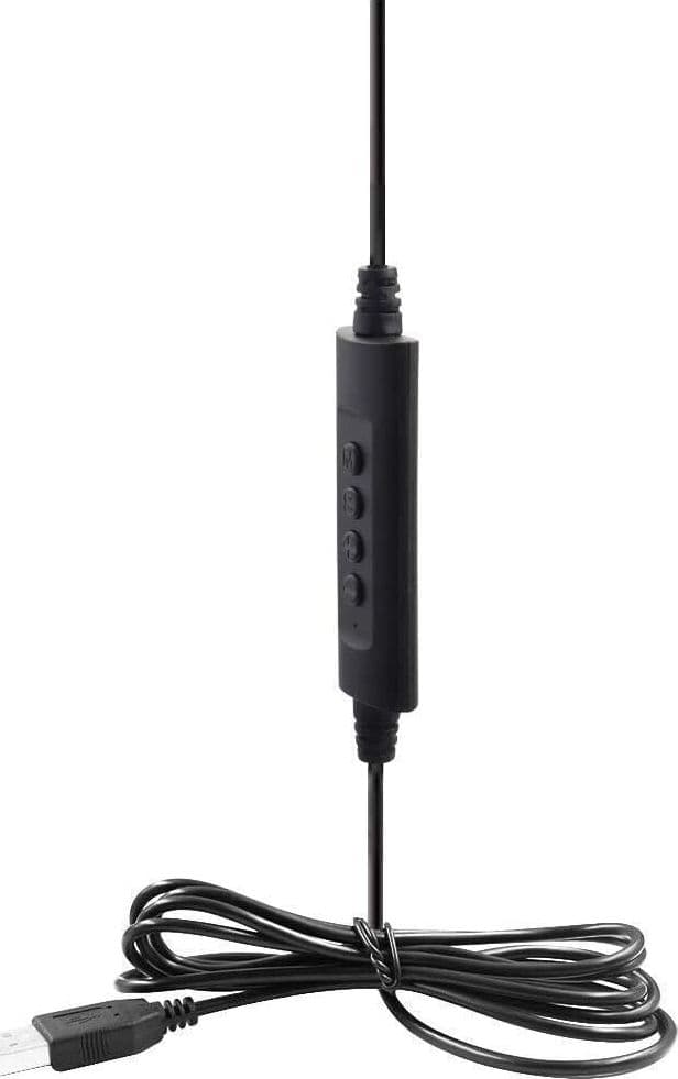 Cuffie USB in PVC con cancellazione del rumore con microfono Ufficio Call - 2
