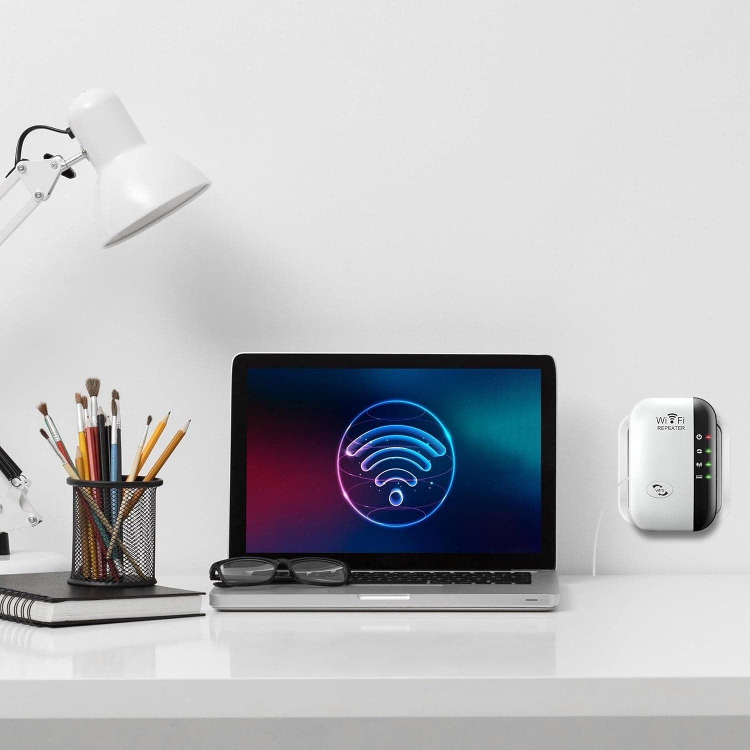 Ripetitore WiFi Retoo 2,4 GHz 300 Mbit/s, Amplificatore WiFi - 2
