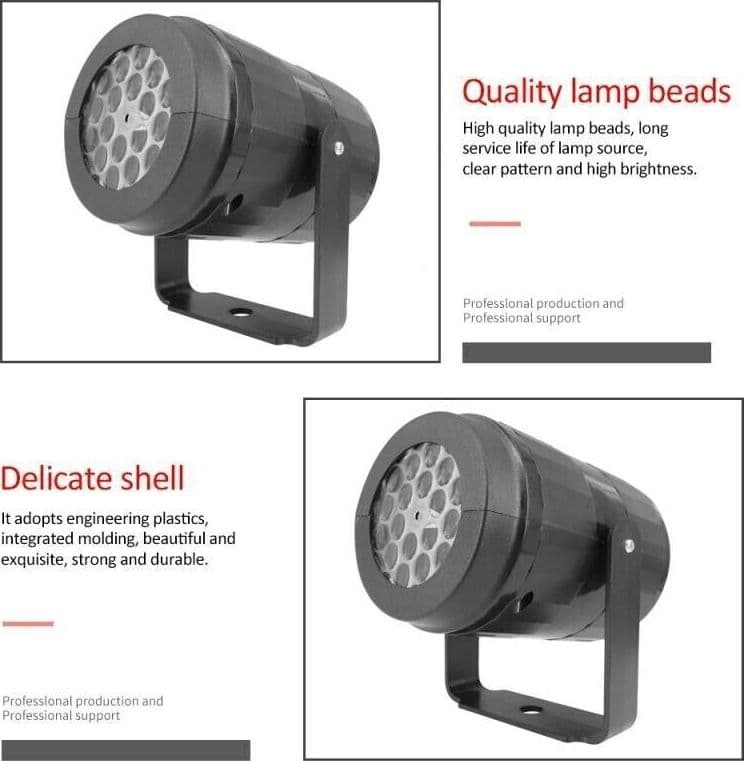 Proiettore Luce Notturna, 16 Modelli All'aperto Lampada di Proiezione Rotazione in Proiettori CL Store - Battipaglia, commercioVirtuoso.it