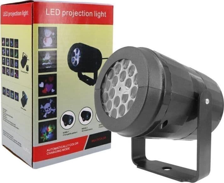 Proiettore Luce Notturna, 16 Modelli All'aperto Lampada di Proiezione Rotazione - 6