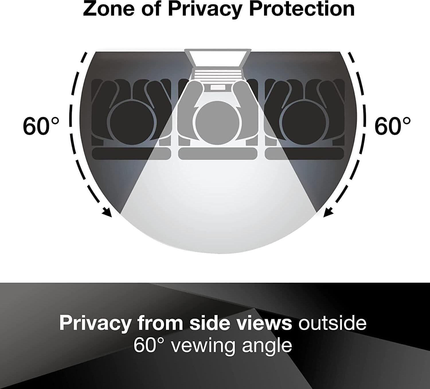 3M Filtro per la privacy per  14.1" Standard Laptop, Nero - 5