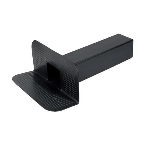 Bocchettone ad Angolo Uscita Quadra 100 x 100 Esclu - 2