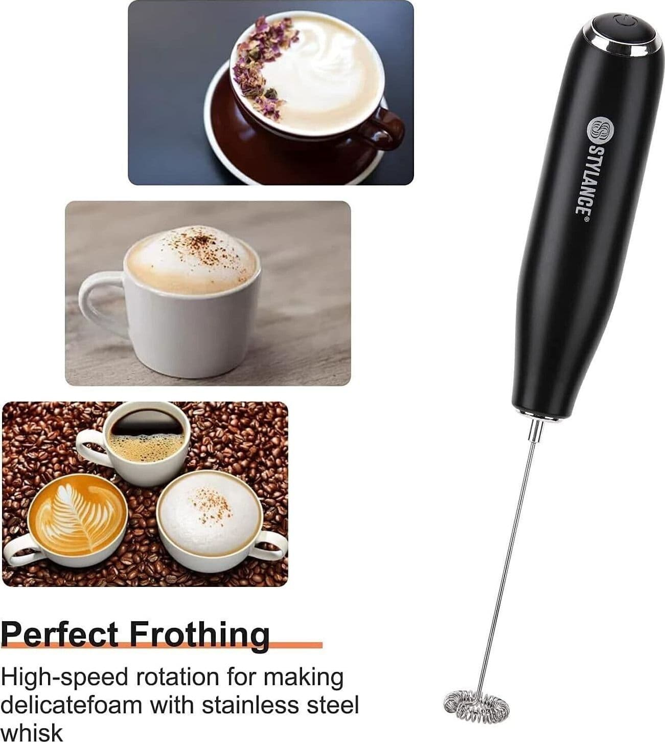 Montalatte elettrico per caffè, caffè al latte, cappuccino, cioccolata calda in Frullini montalatte automatici CL Store - Battipaglia, commercioVirtuoso.it