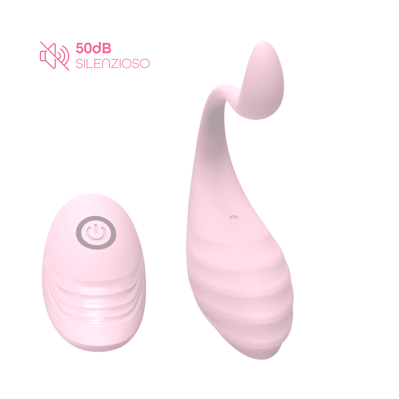 Ovetto Vibrante Vibratore Curvo Telecomandato 10 Modalità di Vibrazione Sex Toy - 16