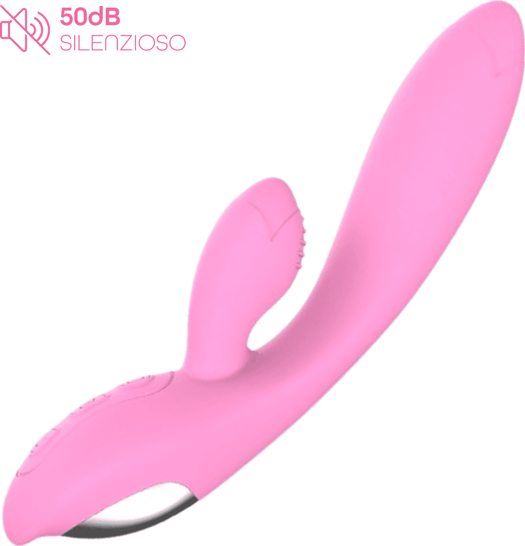 Vibratore Rabbit con Doppia Stimolazione Punto G e Clitoride in Silicone Sex Toy - 16