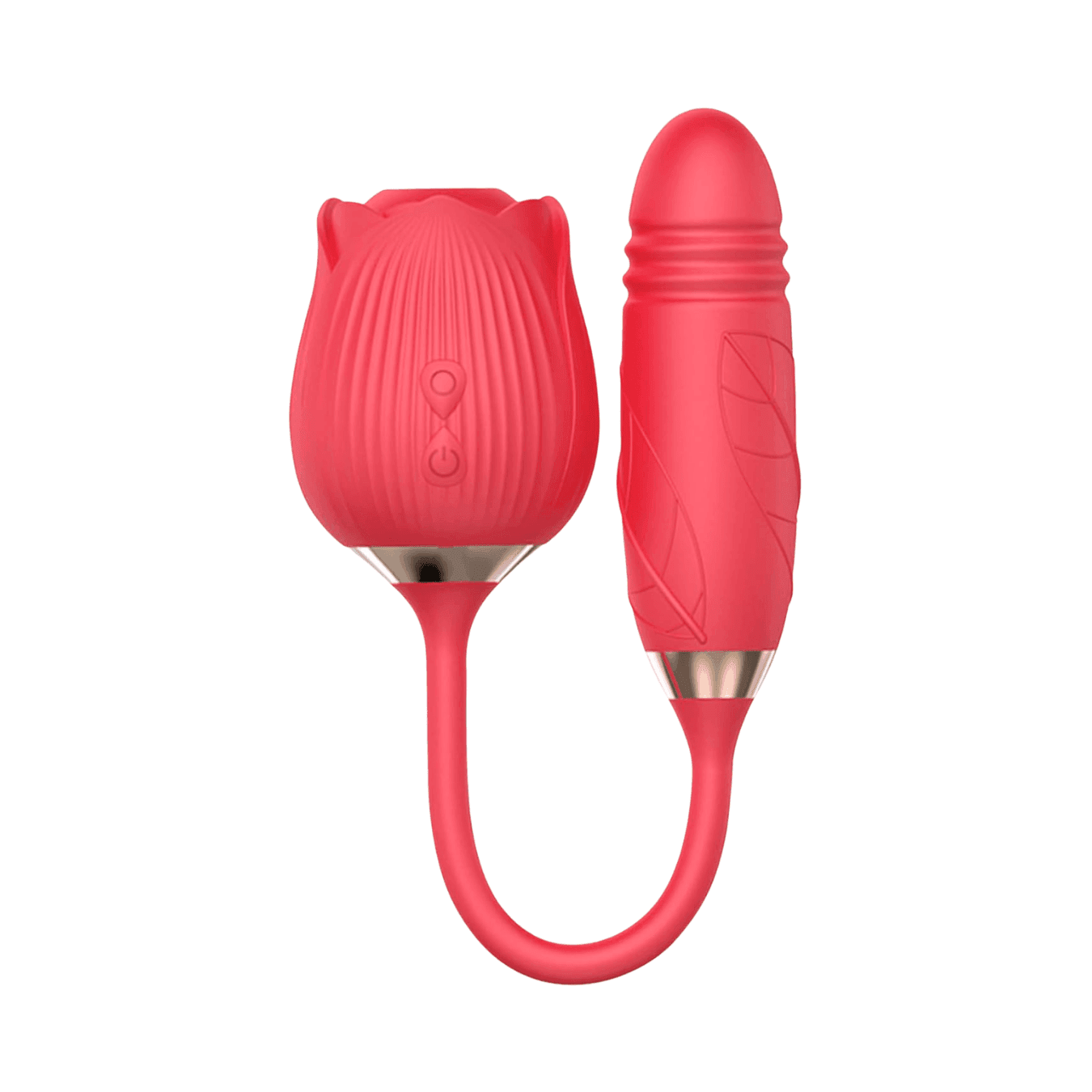 Vibratore Succhia Clitoride e Punto G doppia Stimolazione con Dildo Telescopico - 10