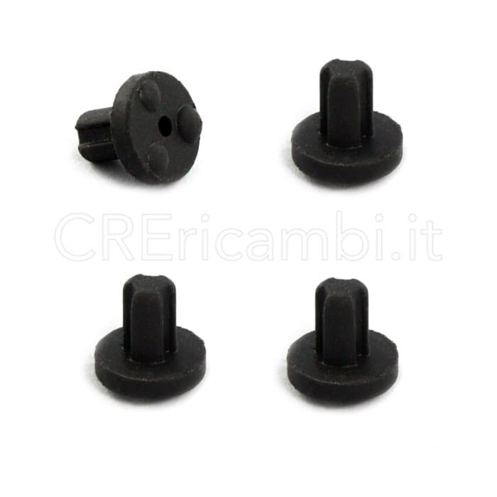 4 Gommini per Griglia Piano Cottura Ariston, Indesit, Hotpoint, Whirlpool - 2