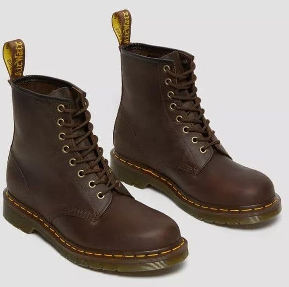 Stivali Dr Martens 1461 Dk Brown Crazy Horse - 3