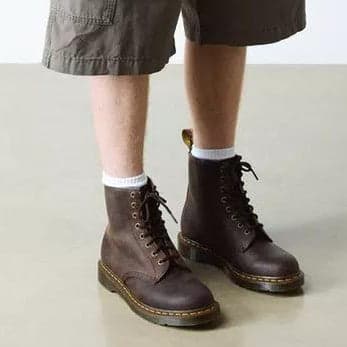 Stivali Dr Martens 1461 Dk Brown Crazy Horse - 6