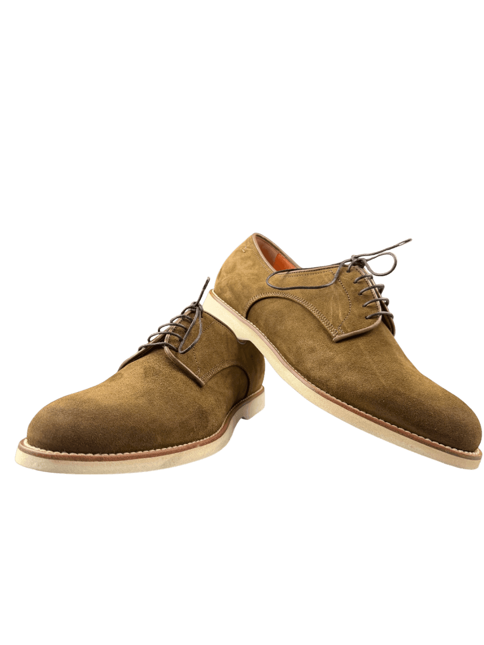 Scarpa Uomo Santoni - Derby Scamosciate in Scarpe stringate basse Couture - Sestu, commercioVirtuoso.it
