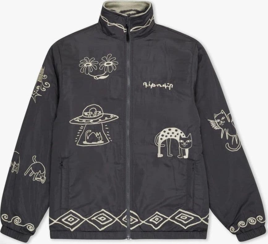 Felpa Rip N Dip Blonded Reverse Jkt Sand
