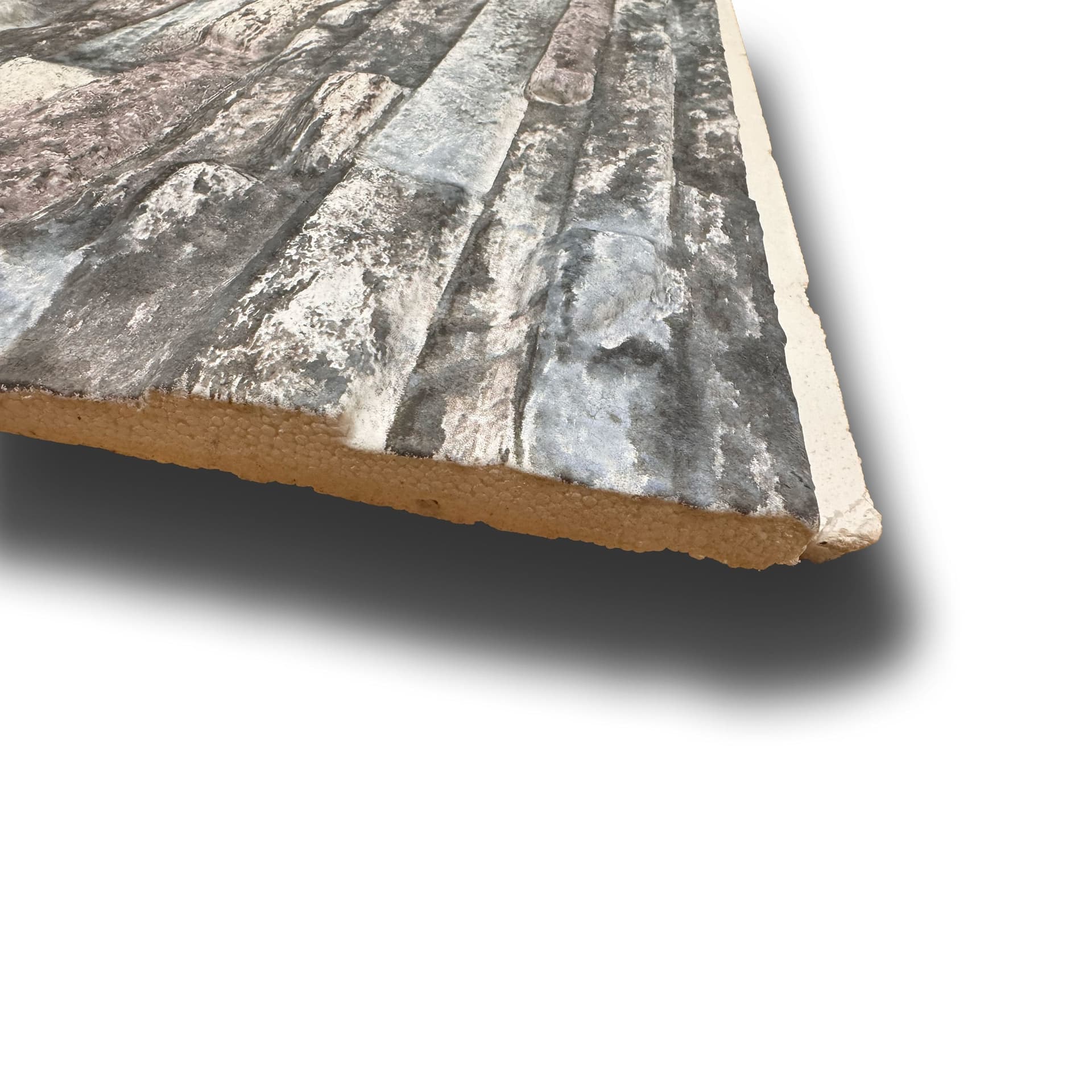CAPPOTTO esterno - interno isolante in STYROFOAM 3D spess. 3,5cm (120x50cm) con resine e malta Pietra Old Wine in Pannelli a muro 3D Eternal Parquet - Ariano Irpino, commercioVirtuoso.it