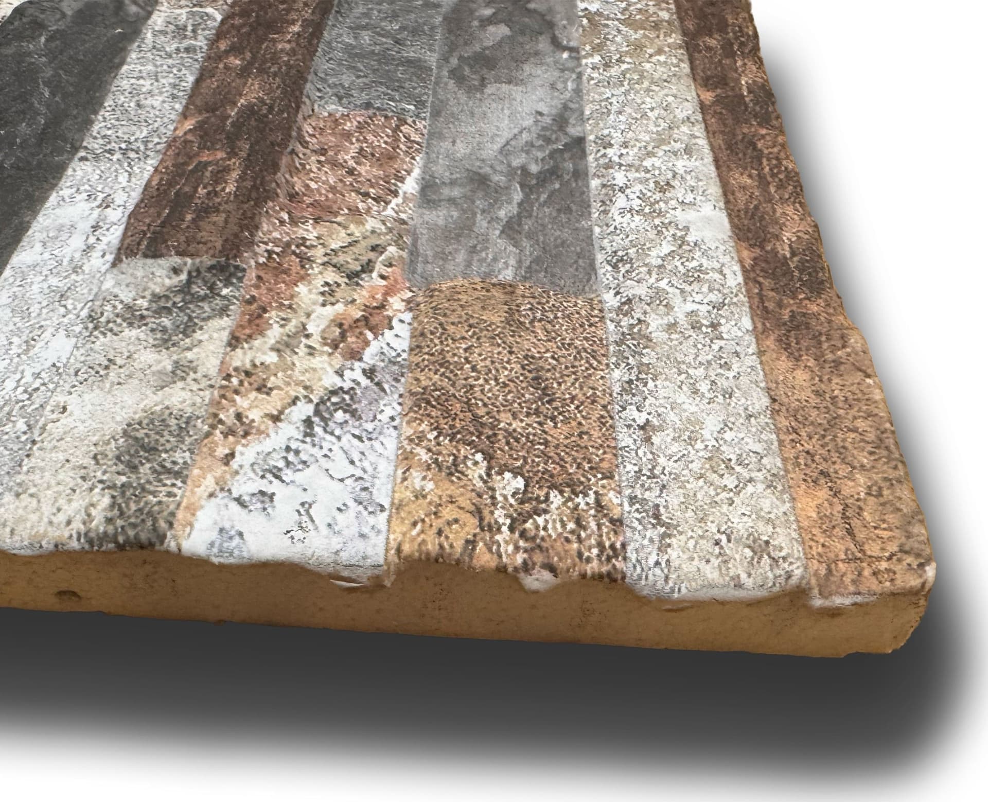 CAPPOTTO esterno - interno isolante in STYROFOAM 3D sp.2cm (120x30cm) con sabbiatura e malta Pietra mista in Pannelli a muro 3D Eternal Parquet - Ariano Irpino, commercioVirtuoso.it