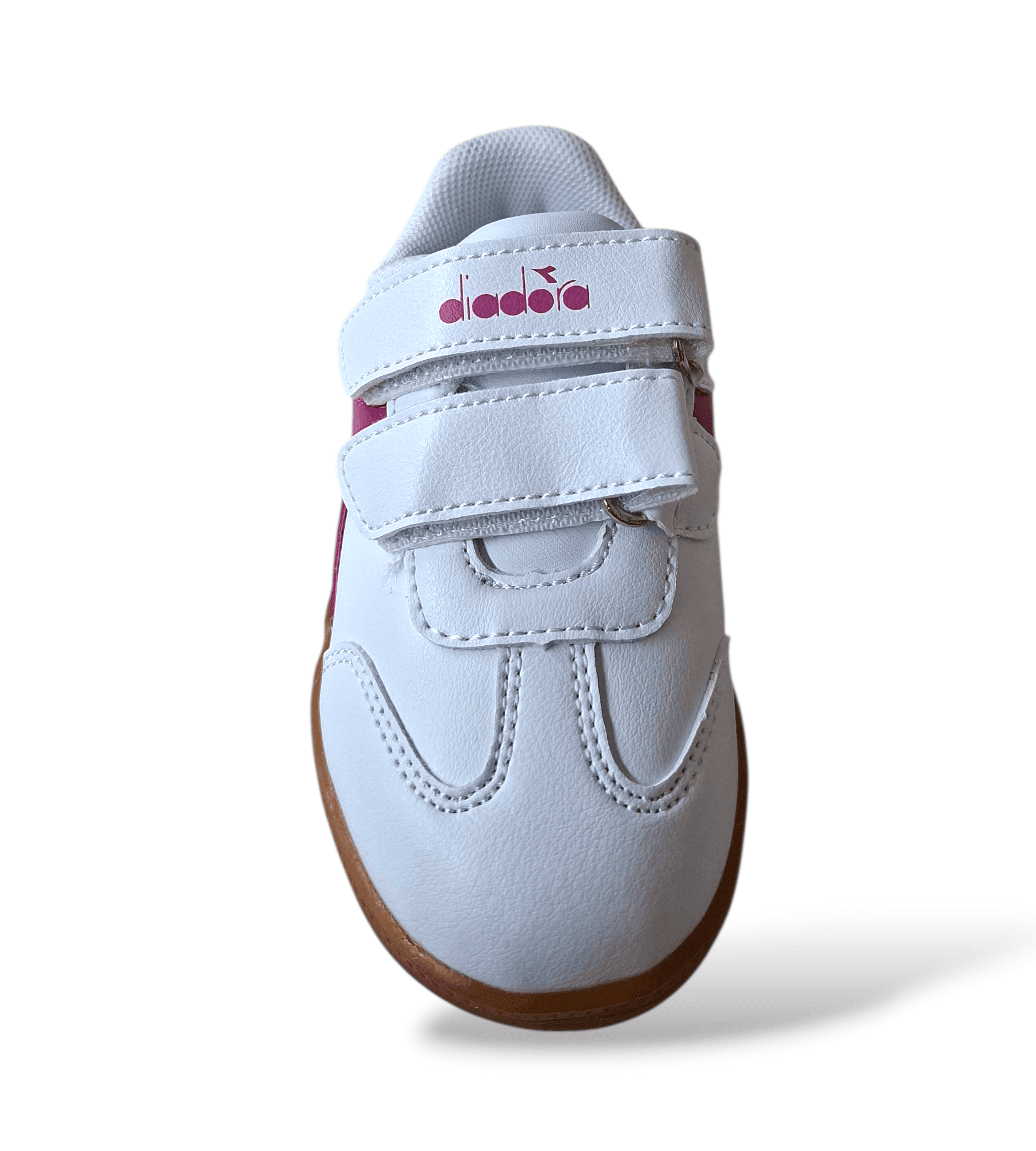 Scarpe sneakers Bambina Diadora Kyoto bianco-fucsia velcro in Ballerine Scarpetteria Gica - Trani, commercioVirtuoso.it