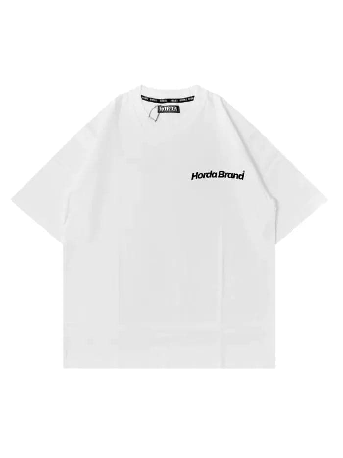T-Shirt Bianca Boxy Fit 200g Made in Italy - 4